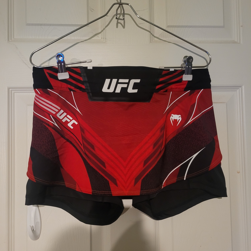 SOLD - UFC Women's Dynamic Red and Black Athletic Shorts